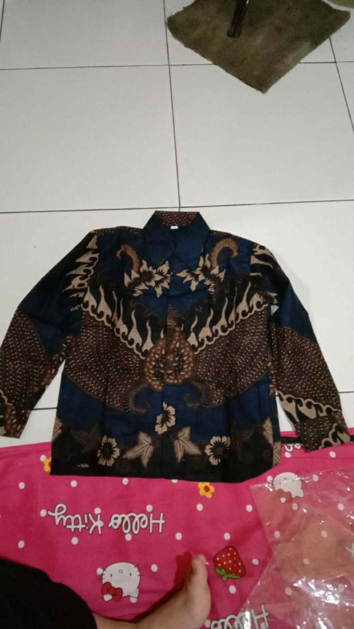 Kemeja Batik Anak - Batik Anak - Baju Batik Anak Laki Laki Umur 2-14 Tahun Batik Anak Lengan Panjang