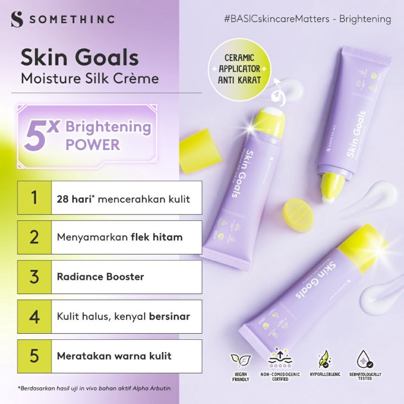 SOMETHINC SKIN GOALS Moisture Silk Cremè Moisturizer