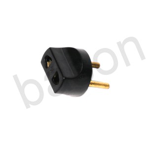 BROCO 844 STD Conversion Plug 6A 250V Black - Konverter Colokan