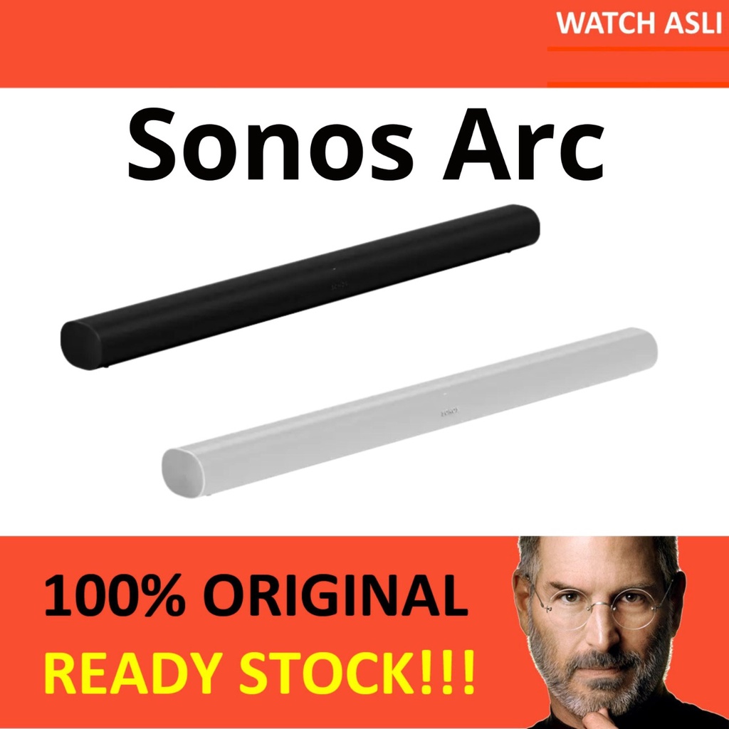 SONOS ARC BLACK / WHITE PREMIUM DOLBY ATMOS SMART SOUNDBAR SPEAKER