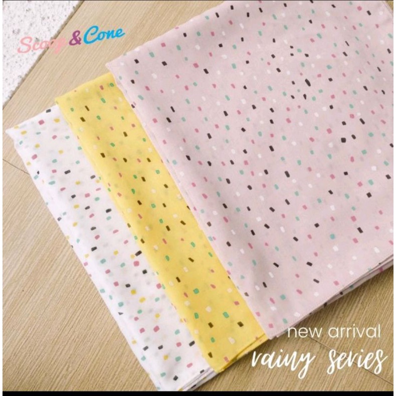 SCOOP AND CONE BY MONEL RAINY SERIES | KERUDUNG VOAL SEGI EMPAT HIJAB
