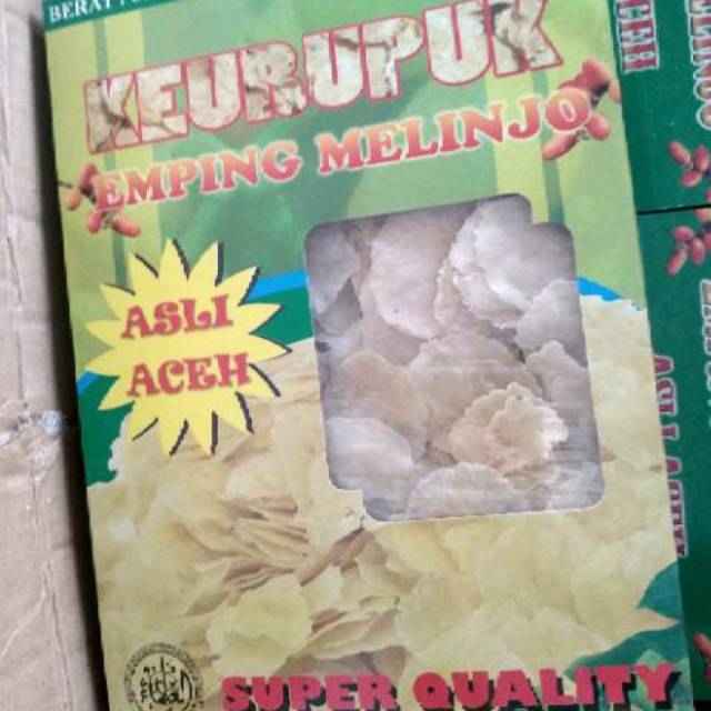 

EMPING MELINJO (KERUPUK MULING ACEH) GRADE A
