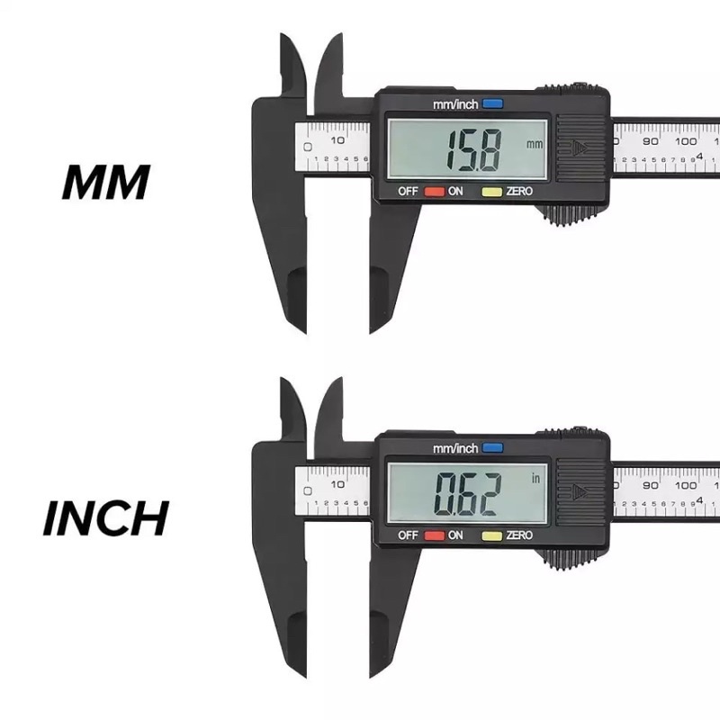 Jangka Sorong Sketmat Sigmat Digital Vernier Caliper Murah Carbon