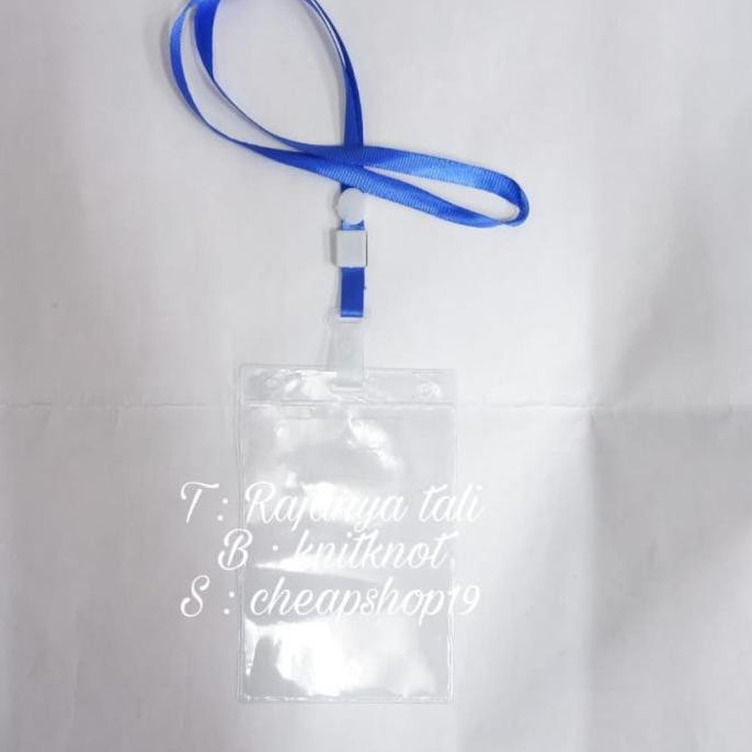 

Promo Awal tahun set name tag set id card panitia ujung lipat dengan plastik - Putih Promo Awal