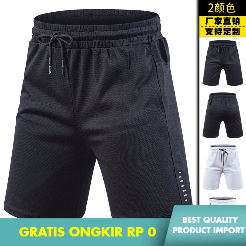 Celana Olahraga Pria Celana Pendek Olahraga Celana Pendek Olahraga Pria Mesh   Menjalankan Capris Ou