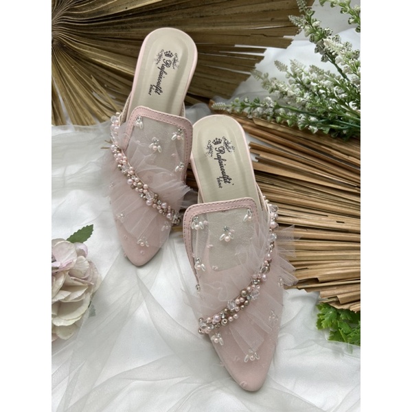 rafaizoutfit sepatu deandra wrna rose sepatu cantik wanita 5cm tahu