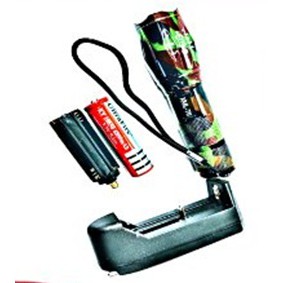 Senter Swat LED Senter Army Original Romusha Senter Police LED Cree 18650 Zoom