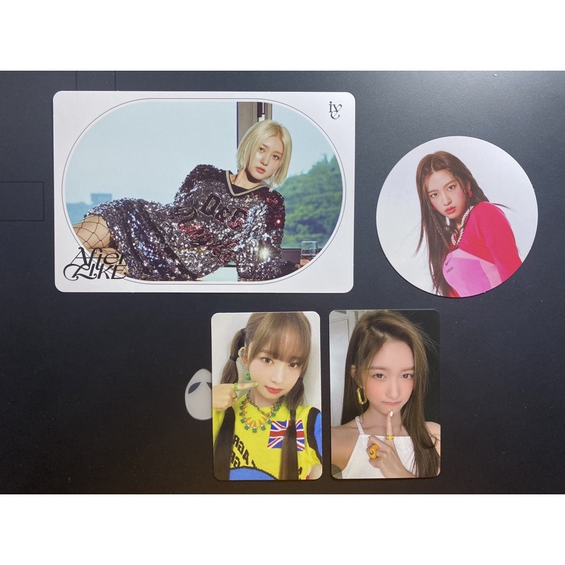 (READY) IVE - AFTER LIKE PHOTOCARD ALBUM KTOWN4U BENEFIT COASTER STICKER