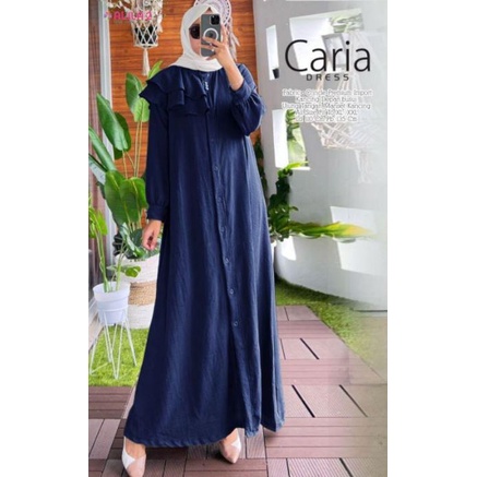 (AMD) CARIA GAMIS MAXI DRESS REMAJA WANITA AIRFLOW