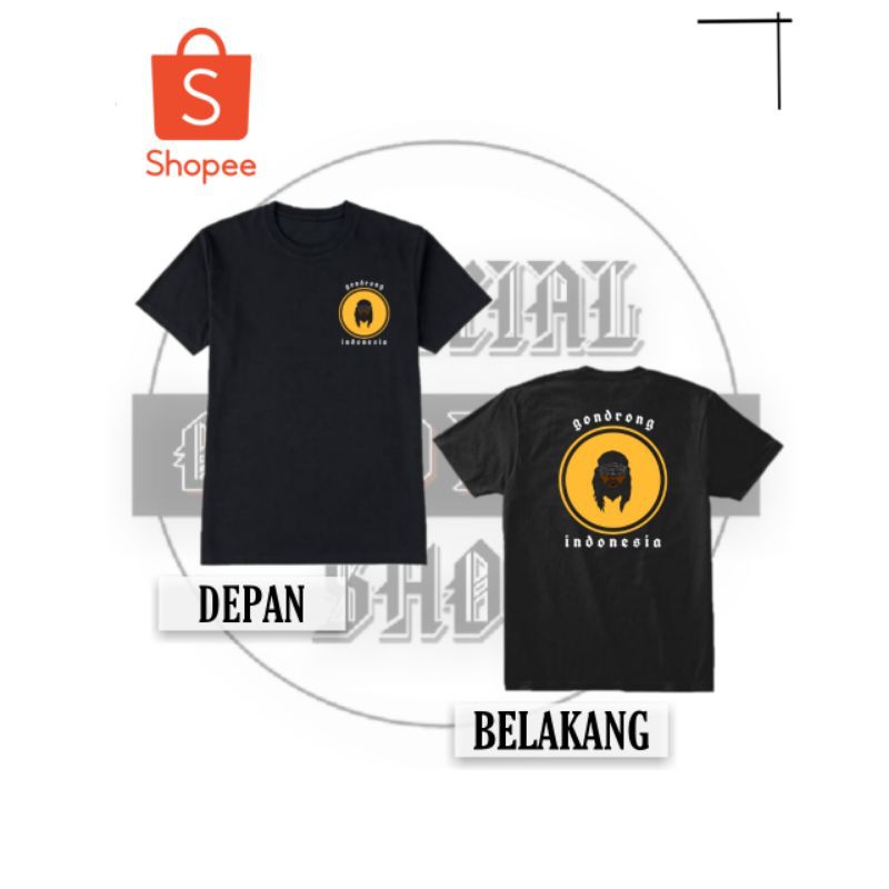 kaos / baju / t-shirt gondrong indonesia