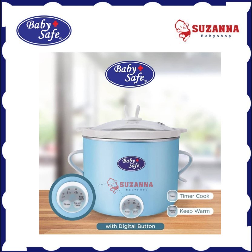 Jual Baby Safe "LB007 Slow Cooker Digital W/Timer & Warmer Shopee