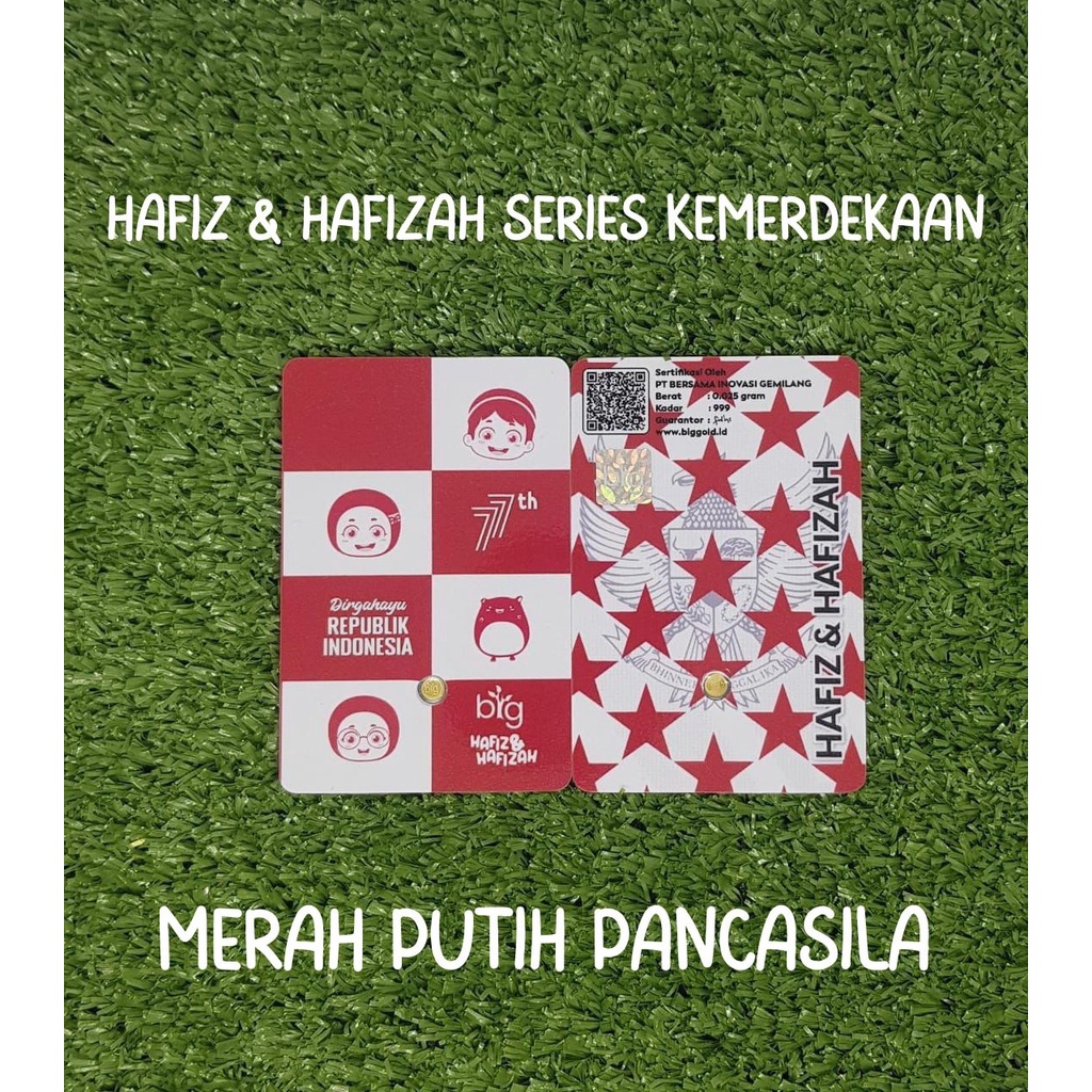 Part 1 - Hafiz Hafiza 0,025 0,05 0.1 gram Kids Series Edition Logam Mulia Emasin Mini BIG Gold Emas 24K