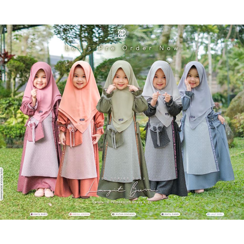 OPEN PRE ORDER Sarimbit Langit Bumi GIRL by PUAN INDONESIA
