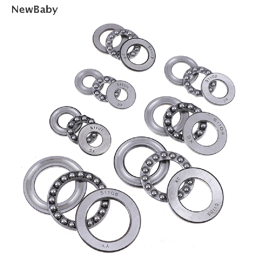 Newbaby Thrust ball bearings 3 Bagian Seri 51100 51100 Hingga 51106