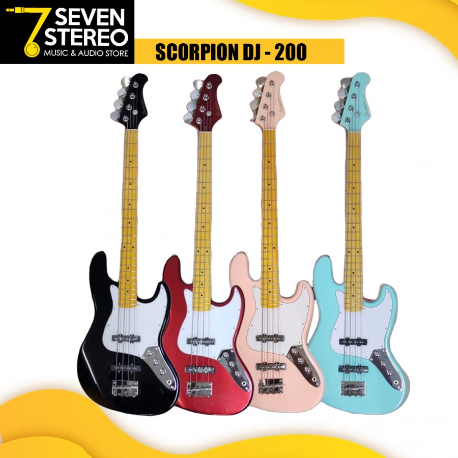 Scorpion SJ200 SJ-200 Jazz Bass Elektrik Bass