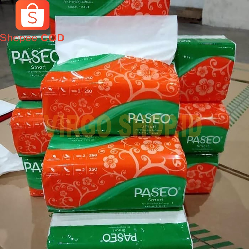 Tissue Paseo Smart 2 ply isi 250 Lembar / Tissue / Tisu / Tisu Paseo / Tisu Murah / Tisu Paseo 250 Sheet / Tissue Paseo 250 Sheet / Tisu 250 / Tissu Paseo 250 Sheet / Tissu Paseo