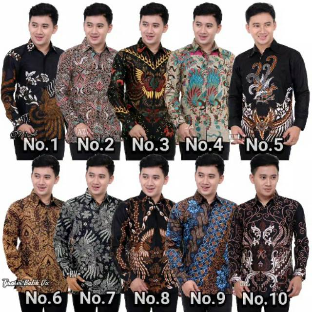 KEMEJA BATIK PRIA LENGAN PANJANG - BAJU BATIK PRIA LENGAN PANJANG SIZE M-XXL / BAYAR DITEMPAT COD