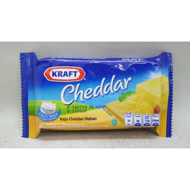 Keju - Cheese Cheddar Kraft 70gr