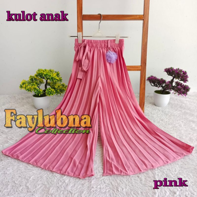 KULOT PLISKET ANAK 4-13 TAHUN/CELANA ANAK CELANA ANAK TANGGUNG KULOT PLISKET TANGGUNG