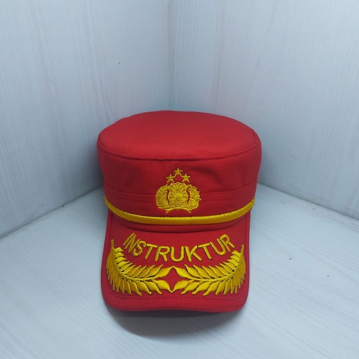 Topi Komando Pamen Merah Instruktur