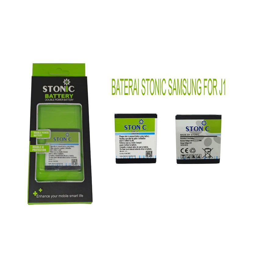 Battery Stonic Double Power IC Protection Batre Samsung J1/J100 Batrai