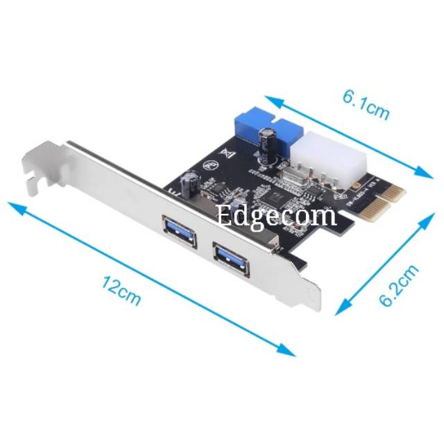 PCIE PCI EXPRESS USB 3.0 2 Port With Header NETLINE