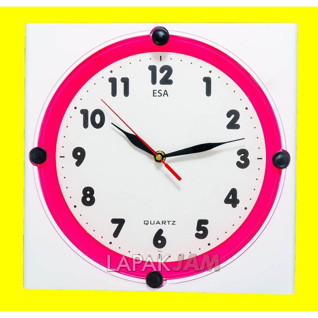 Jam Dinding Polos Minimalis Unik Dekorasi Rumah Wall Clock ESA 071