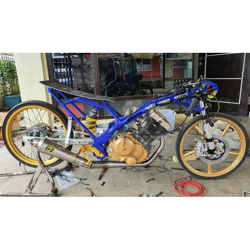 Knalpot Rob1 Satria FU 200CC Ex Samping Original Racing RCB1