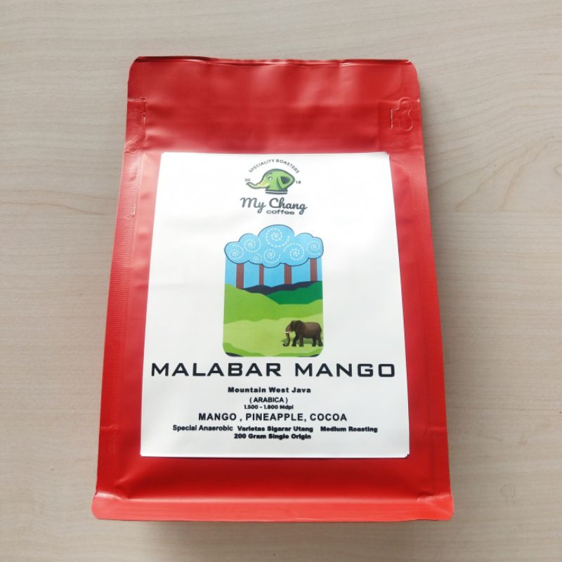 

Kopi Arabika Malabar Mango Medium Roast Jawa Barat 200 gr My Chang Single Origin