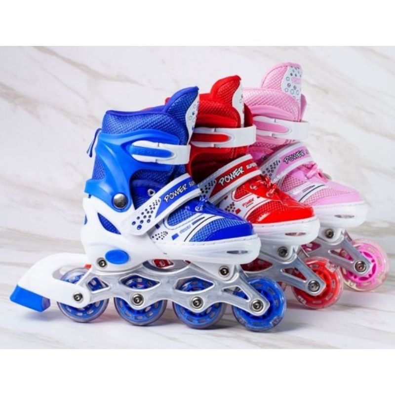 SALE SEPATU RODA ANAK POWER INLINE SKATE /SEPATU RODA BAJAJ TERMURAH