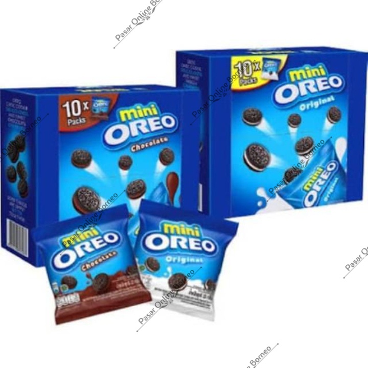 Mini Oreo Isi 10 Pcs Original Cokelat Strawberry 10 Pcs