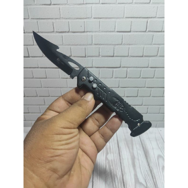 PISAU LIPAT SURVIVAL OUTDOOR OTOMATIS 18 UNIK