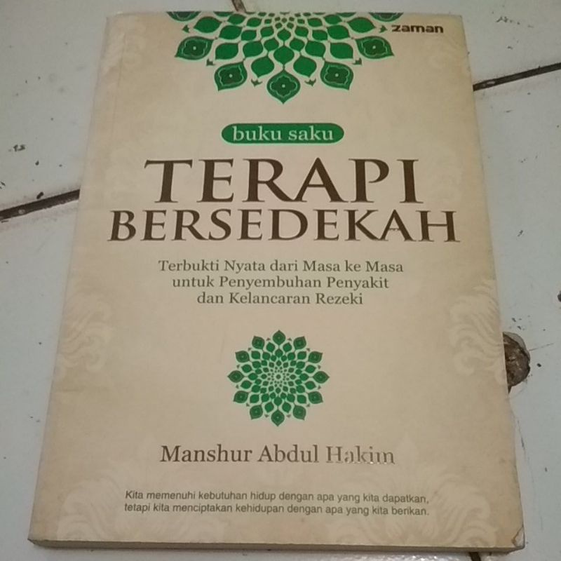 BUKU SAKU TERAPI BERSEDEKAH