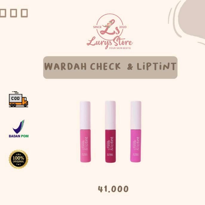 Wardah Check & Liptint | Wardah Liptint