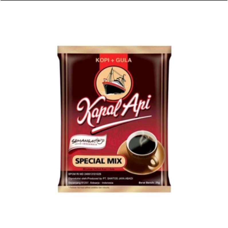 

kopi kapal api special mix 25g x 10 ( isi 10 )