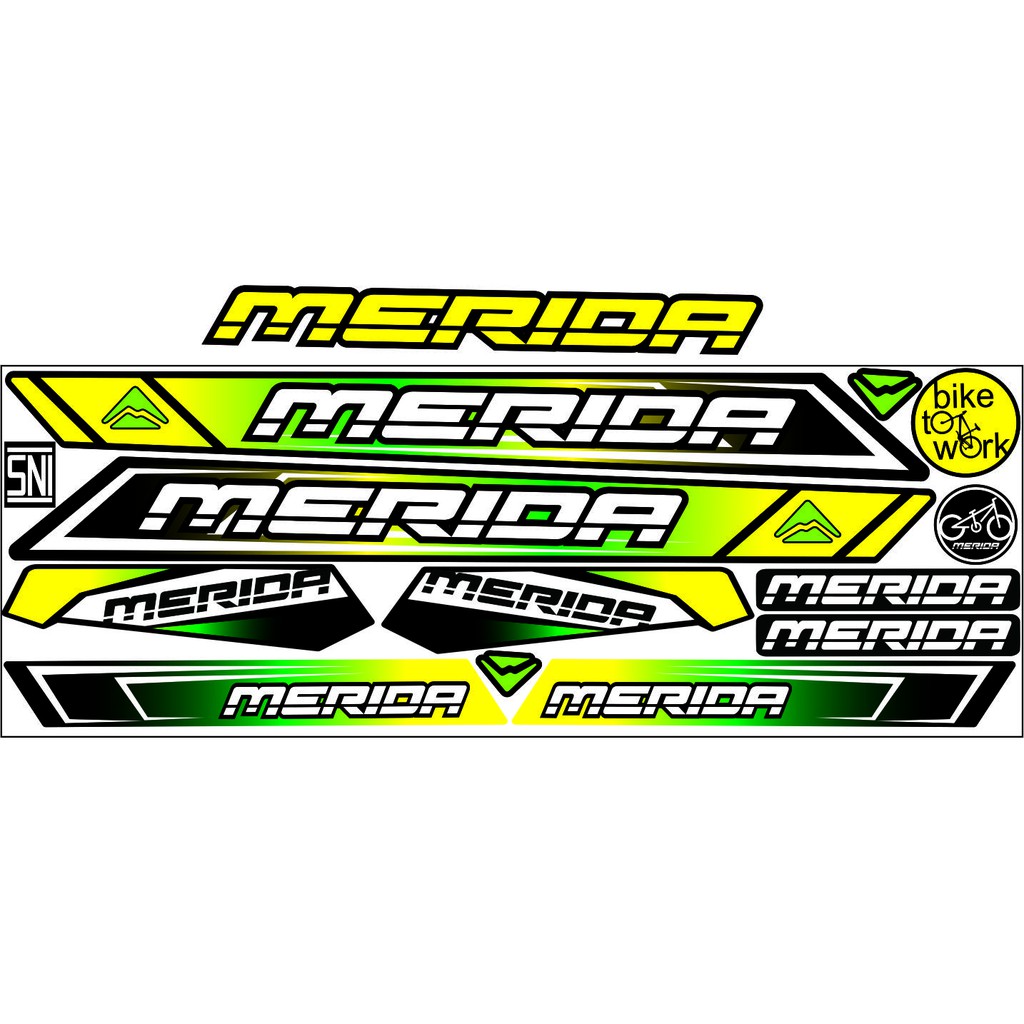 STRIPING BIKE SEPEDA MERIDA STICKER