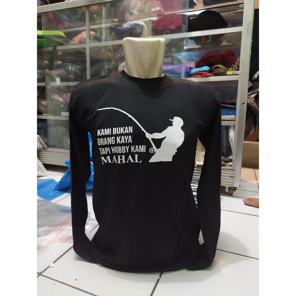Kaos Kata-Kata Lengan Panjang / Kaos Lengan Panjang Keren / Kaos Sablon