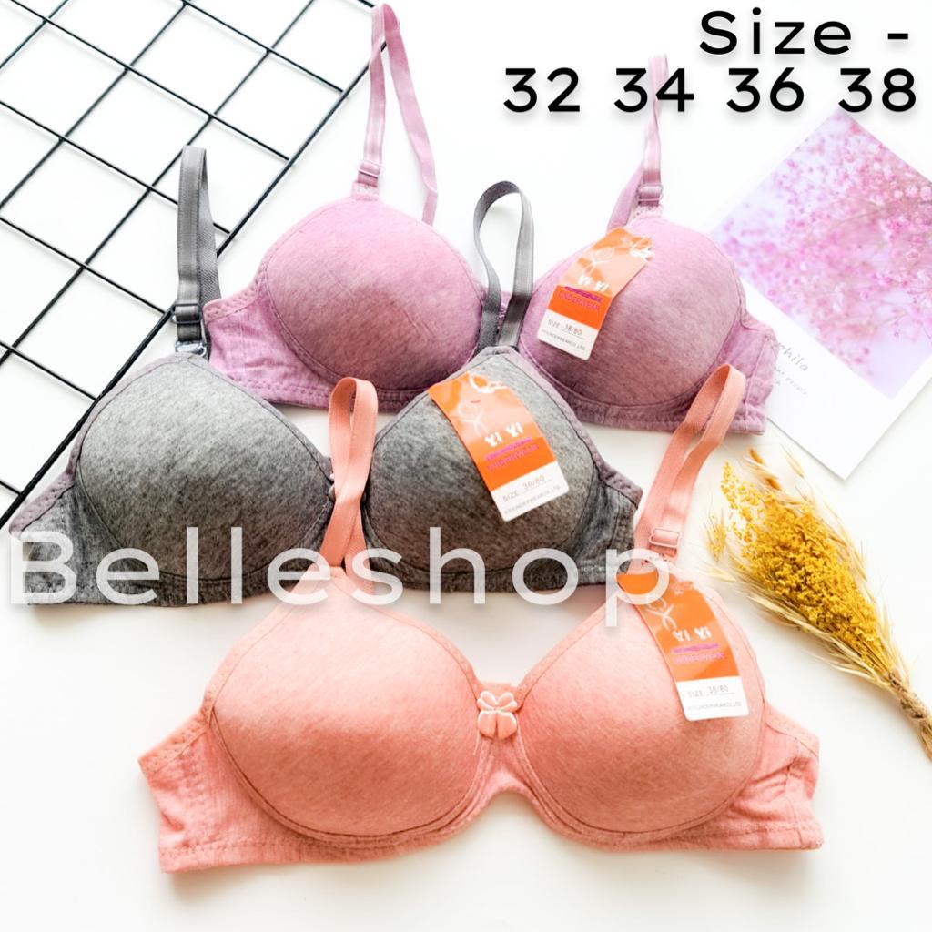 BH / Bra YIYI Busa Tipis Tanpa Kawat Import / BH Remaja Dewasa Import