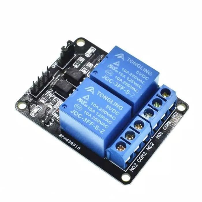 Module Relay 2 Channel Ch 5V 220V AC Module optocoupler