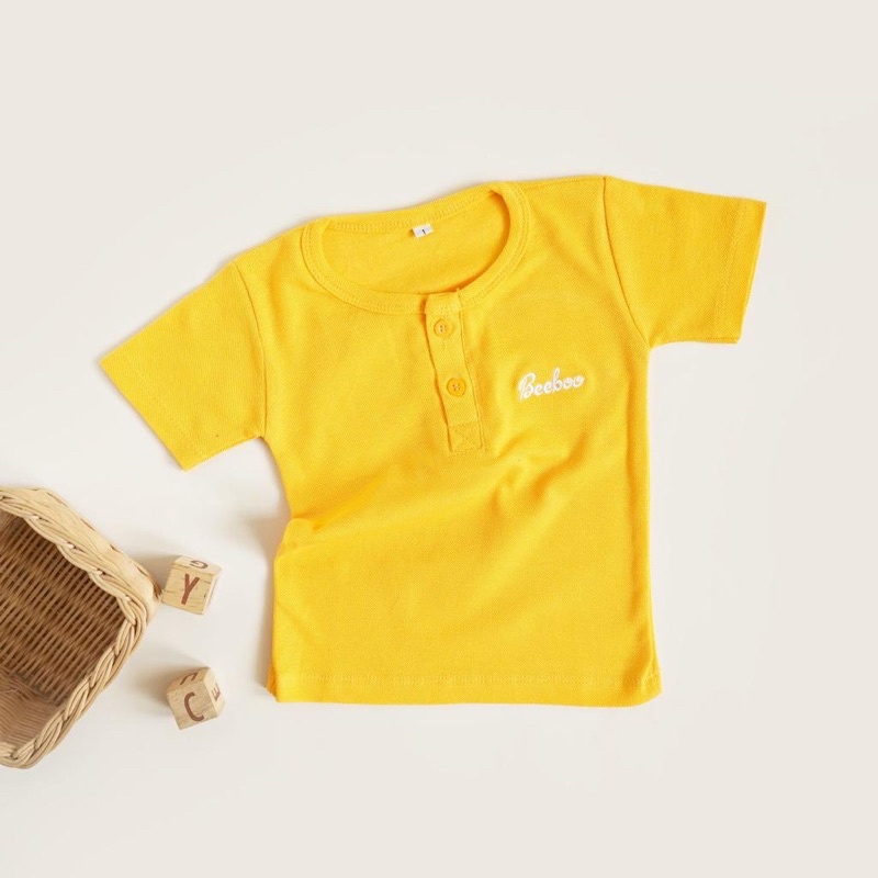 BEEBOO BUTTON TEE | kaos polo anak 1-4th Unisex