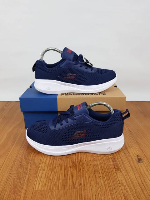 Skechers go run man / skechers pria + lengkap box