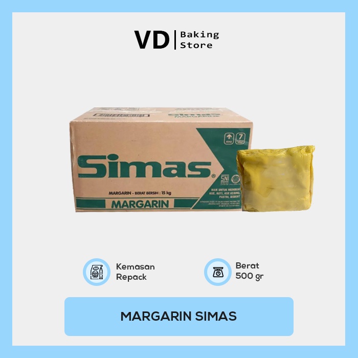 

SIMAS MARGARINE - SIMAS MENTEGA KILOAN - REPACK 500 GR