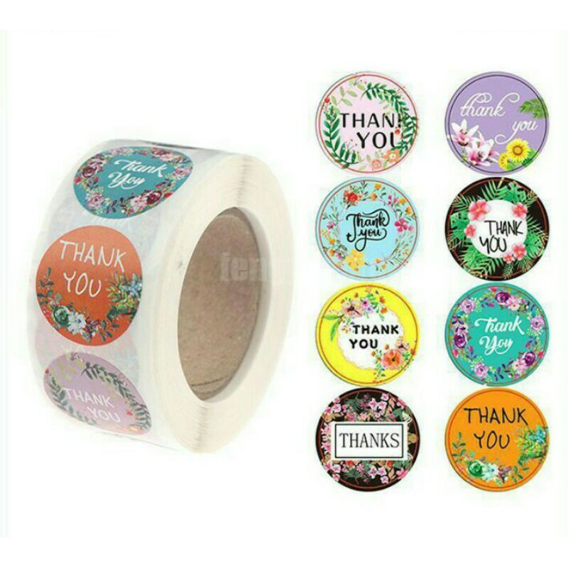 

Stiker label Thank You lucu Ex02 utk hiasan paket/bingkisan/souvenir/pesta/serbaguna