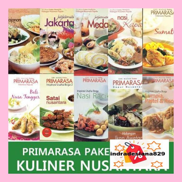 

T4Tkind Paket Super Hemat Primarasa 10 Buku "Kuliner Nusantara" Sotydr4