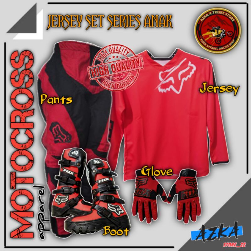 JERSEY SET SERIES ANAK TRAIL MOTOCROSS OFFROAD