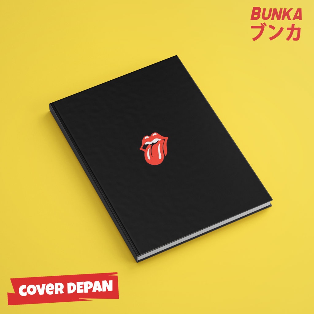 

Notebook The Rolling Stones Logo Hardcover A5 Buku Tulis Catatan Notes Agenda Planner Jurnal