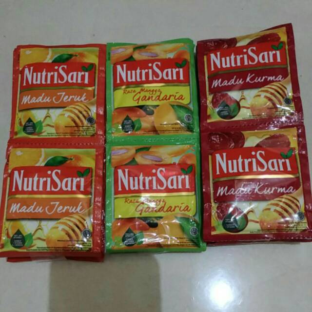 Nutrisari Jeruk Lemon Madu Blewah Rujak Renceng isi 10 sachet