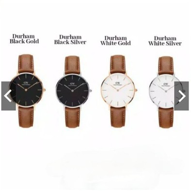 JAM TANGAN WANITA Dw Strap KULIT KUALITAS SUPER PREMIUM FREE BOX DAN PAPERBAGS FASHION ANALOG QUARTZ MEWAH ELEGAN