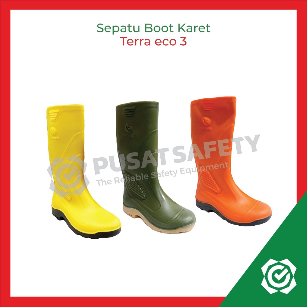 Sepatu Boot AP Boots Terra Eco 3 Bot Tinggi Anti Air