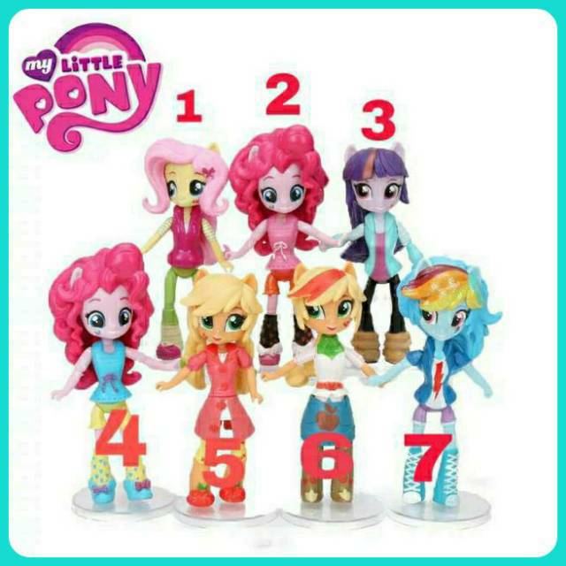 MY LITTLE PONY GIRLS EQUESTRIA Harga Satuan Action figure Topper Miniatur Pony